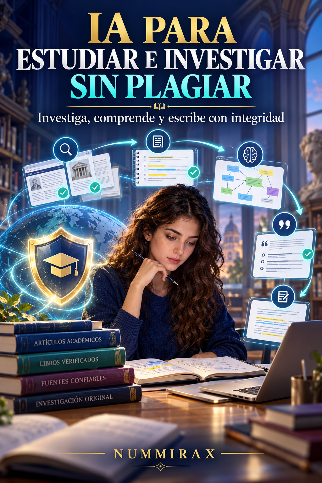 Portada IA para estudiar e investigar sin plagiar
